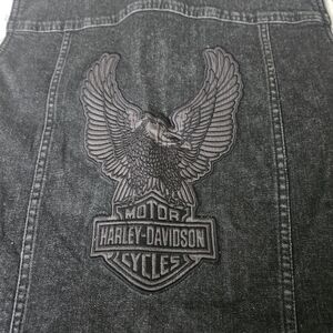 Harley-Davidson Black Denim Vest